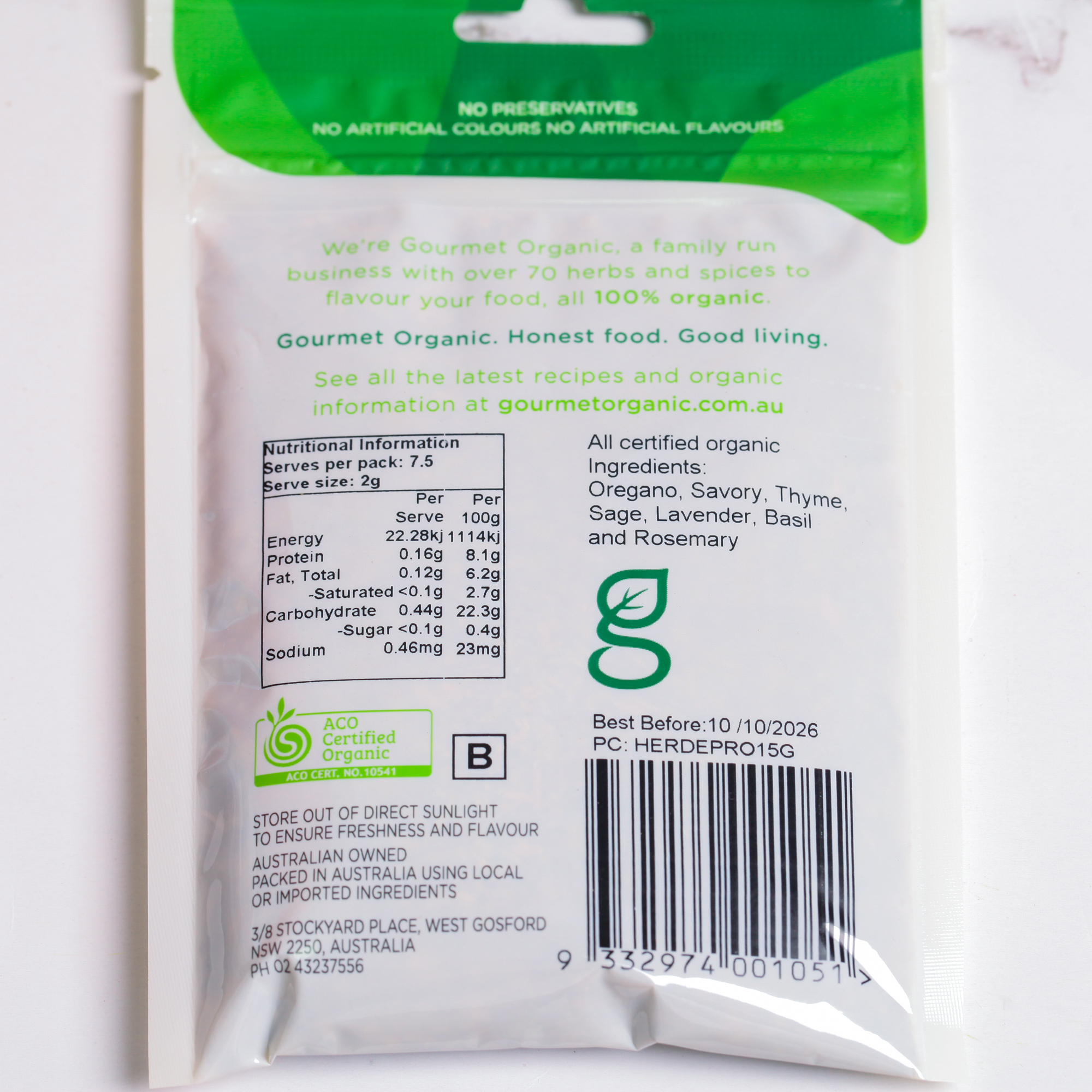 Organic Herbs De Provence